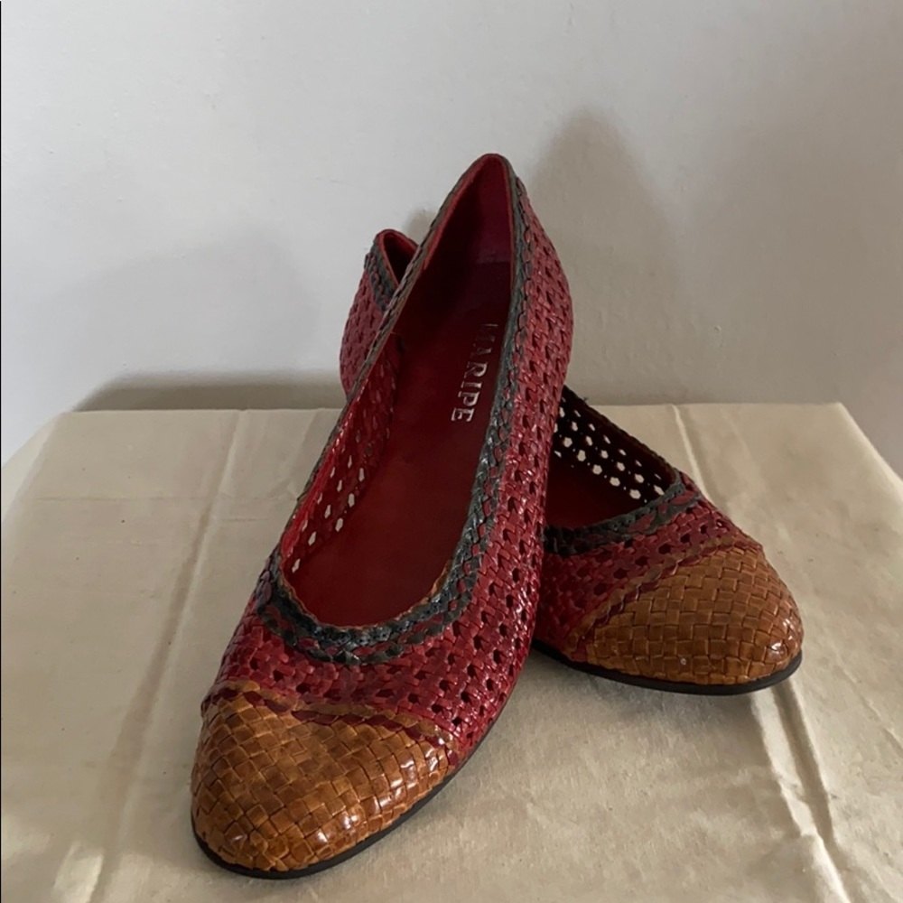 Maripe Multicolor Leather Flats